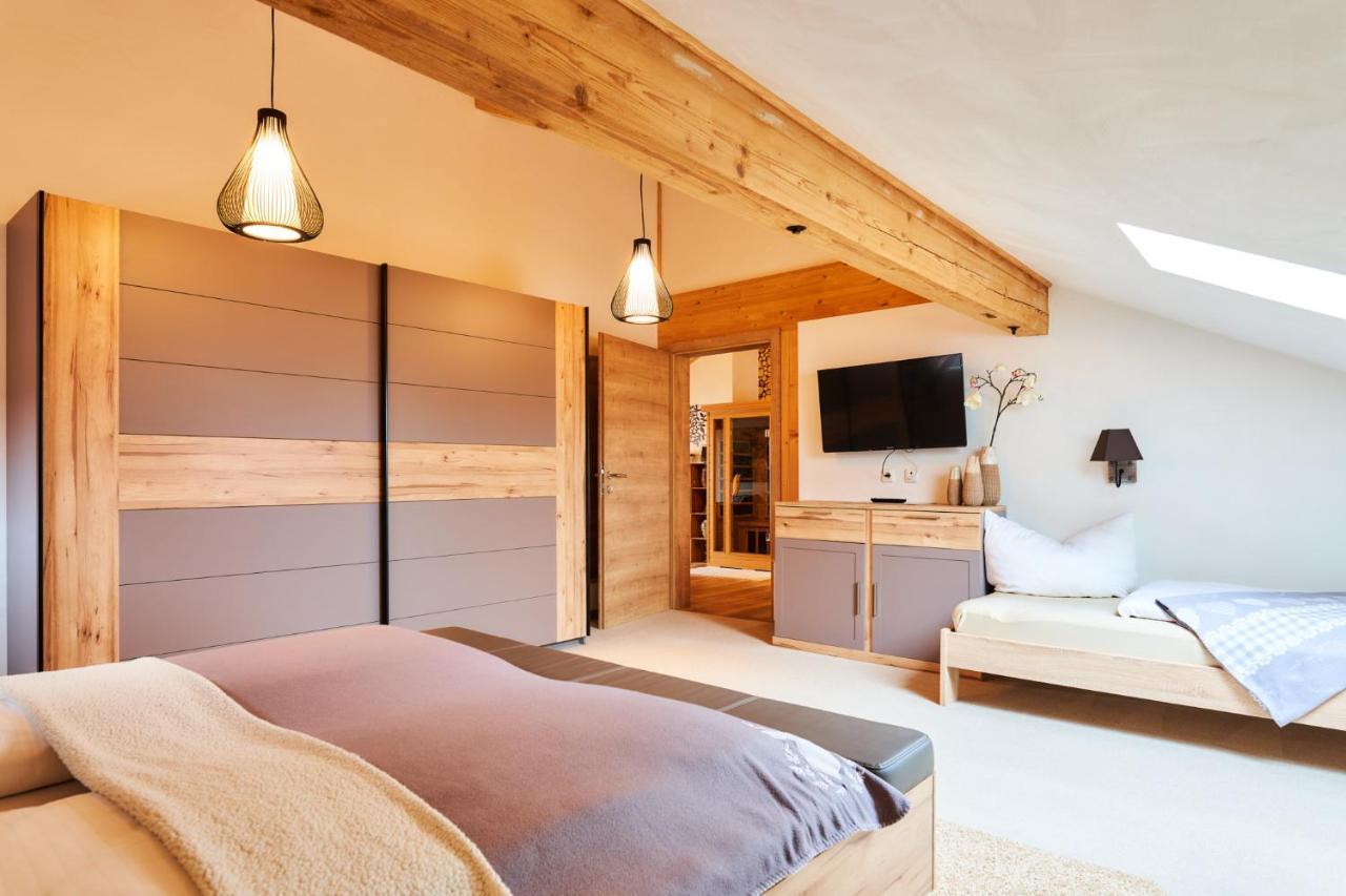 Ferienwohnung Haus Sonnblick Wängle Exterior foto